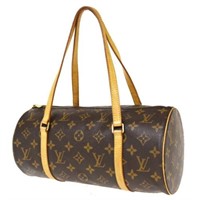 LOUIS VUITTON Logo PAPILLON 30 Hand Bag