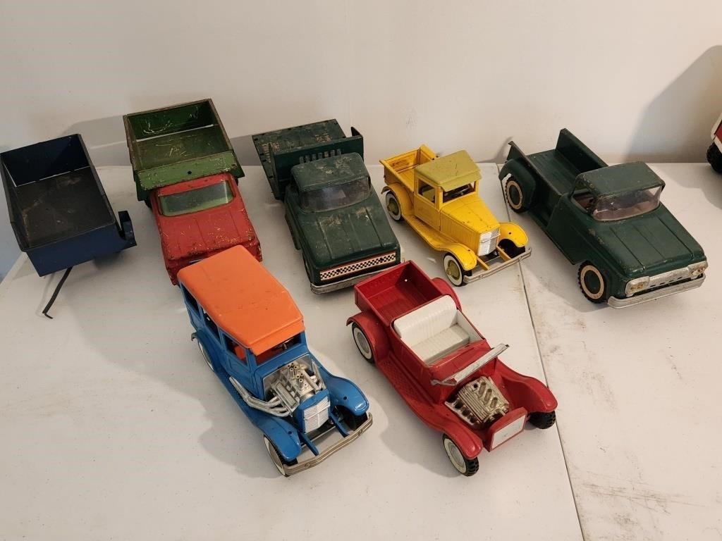 Vintage Metal Toy Trucks