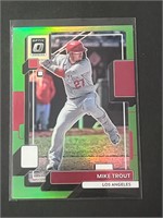 Mike Trout Optic Lime Green