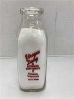 "Viroqua Dairy" Pint Milk Bottle
