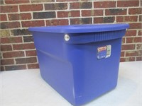 73 Quart Tote with Lid -Blue
