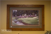 Framed Golf print 29"X43"