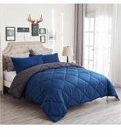$40(Q)Kuzmaly Soft Comforter Sets 3 pcs