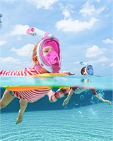 QingSong Kids Snorkel Mask Full Face  X-Small