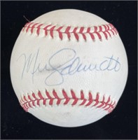 Mike Schmidt autographed baseball with certificate