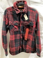 Real Tree Mens Flannel Button Up Jacket M