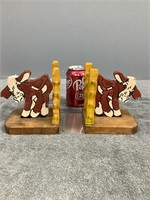 Cow Book Ends