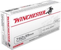 Winchester Ammo Q3174 USA  7.62x39mm 123 gr Full M