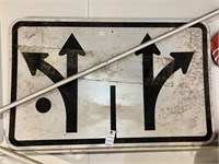 Lane Directional Sign