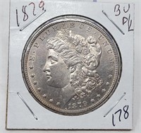 1879 Silver Dollar Unc.