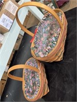 Two Longaberger basket