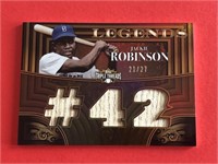 Jackie Robinson Game Used Bat Topps #d /27