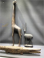 Carved Wood Animals