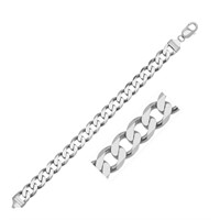 Sterling Silver Curb Style Chain 9.5mm