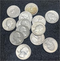 (14) "S" Mint Different Washington Quarters,