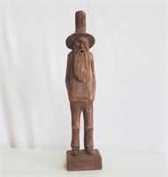 Hillbilly Wood Carving Figure Statue
