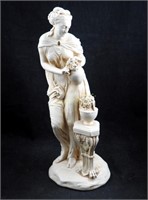 Abco Alexander Backer Chalkware Statue Greek Woman