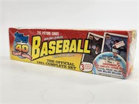 1991 TOPPS BASEBALL COMPLETE SET SEALED