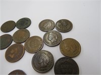 13 - Indian Head Cents -