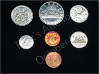 Canada- 1972  Dbl penny coin set