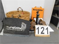 Basket w/ Tuneboy Bag ~ Pair of Shoes Size 10.5