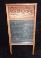 Vintage wood & glass scrub board.