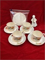 Homer Laughlin Cups & Saucers, Cookie Cutters, etc