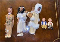 Vintage Assorted Plastic Dolls