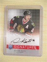 Duncan Keith Autograph UD 2008-09 UD Be a player