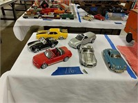 Group Of Toy Cars As Shown