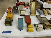 Group Of Toy Trucks And Trailers As Shown
