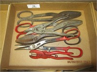 Assorted Tin Snips & Cutters