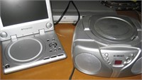 Curtis CD Player & Polaroid Portable DVD Player