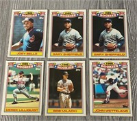 (6) 1990 Topps ‘1989 Rookies’ Baseball Cards