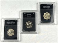 1979, 1981, 1999 Susan B Anthony $1 BU Coins