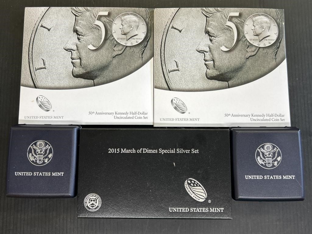 US Silver Commemorative Coins Sets