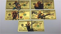 Donald Trump Superhero Collectible Gold Bills