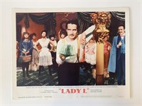 Lady L original 1966 vintage lobby card