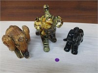 3 nice Elephant Figurines