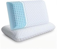 B6058 Gel Memory Foam Pillows 2 Pack
