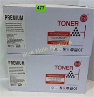 2 Toner in boxes