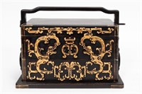 CHINESE 3-TIERED WEDDING BOX WITH RAISED DETAIL