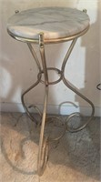 Marble Top Plant Stand