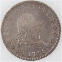 Coin 1795 Flowing Hair Half Dollar in Fine, Rare!