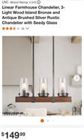 FARMHOUSE CHANDELIER (NEW)