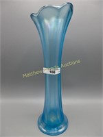 Fenton 12" celeste Flute vase. VERY RARE VASE