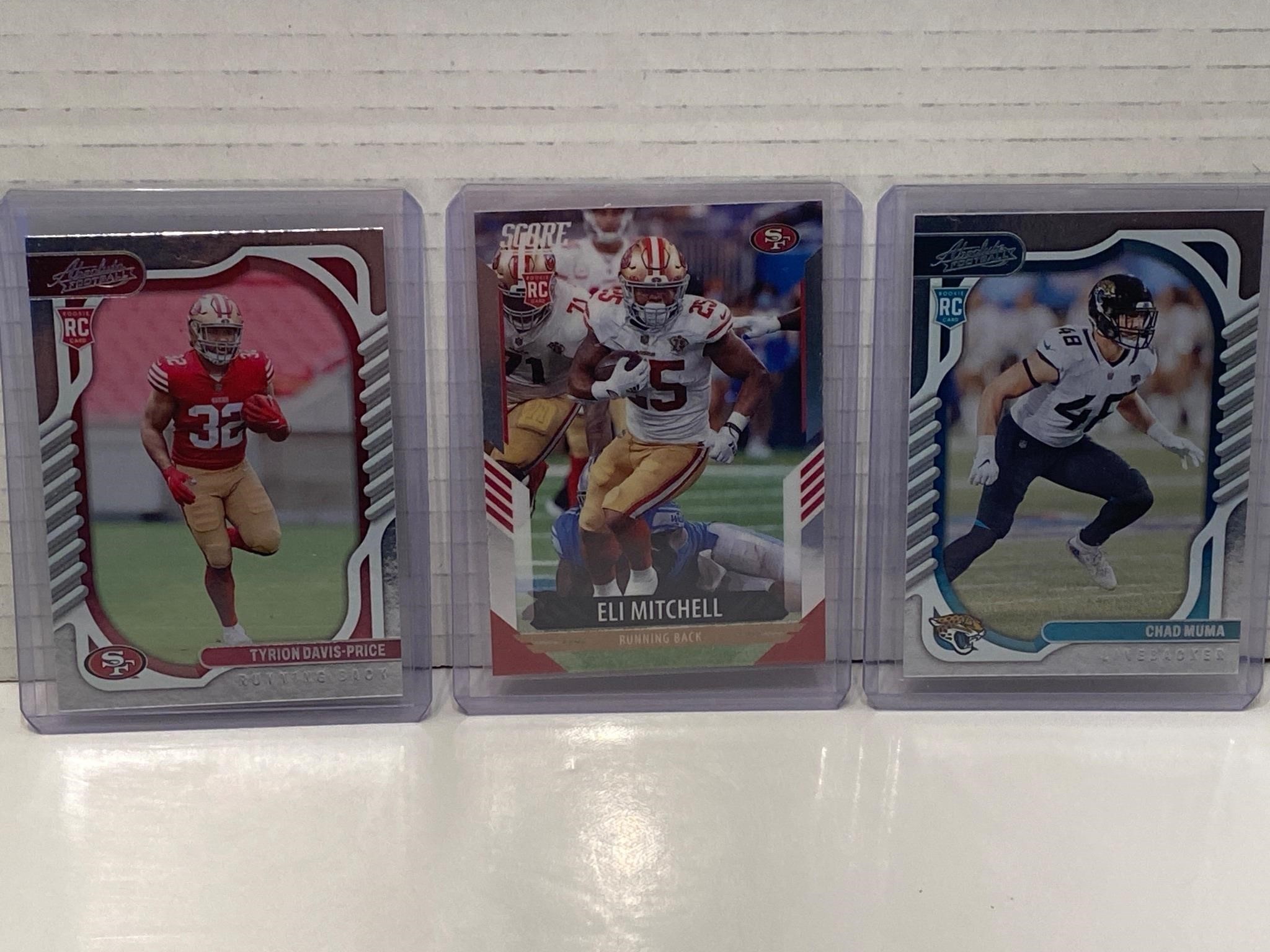 Football Rookie Card Lot