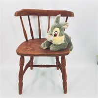 Child's Wood Chair with Thumper