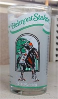 1989 BELMONT STAKES HORSE RACING GLASS