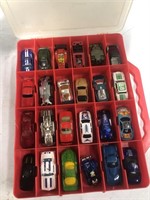 DIE CAST CARS W/ CASE